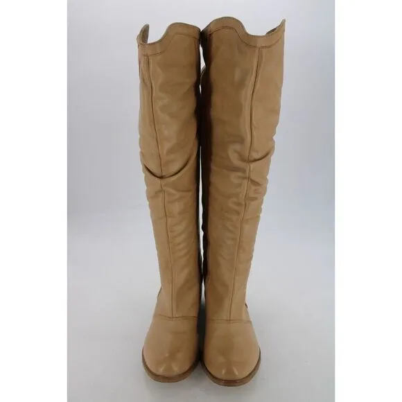 Matisse Fairlane Natural Knee High Boots Size 7.5M In Box