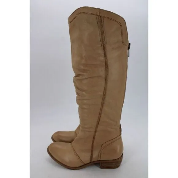 Matisse Fairlane Natural Knee High Boots Size 7.5M In Box