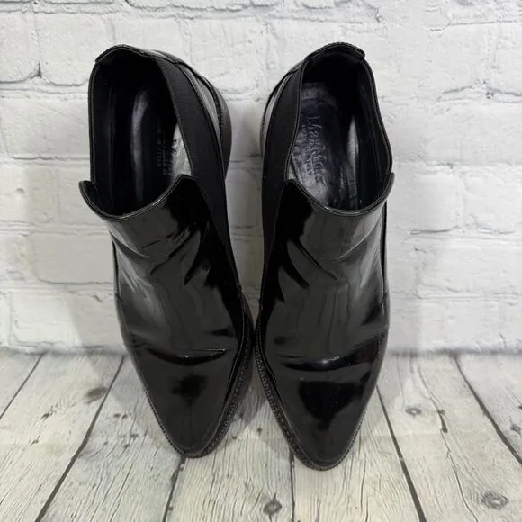 Max Mara Loafers Women Size 8.5 US 38.5 EU Black Leather Slip On Italy Shoes