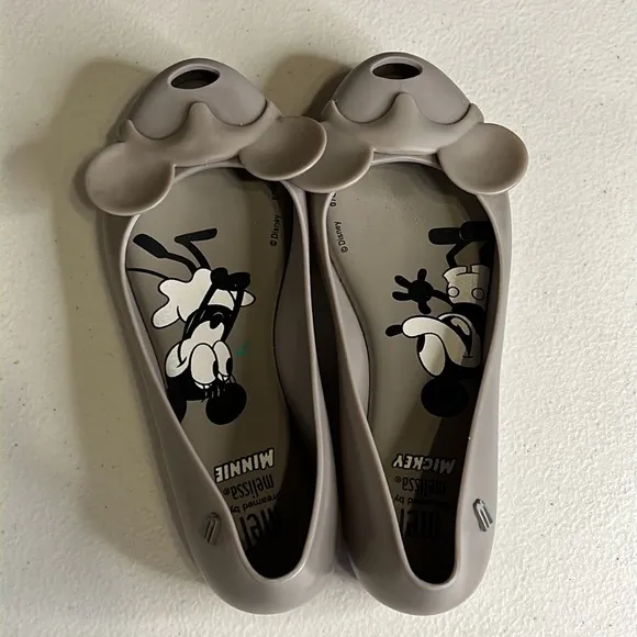MEL DREAMED BY MELISSA MATTE GRAY MICKEY MOUSE EARS FLATS