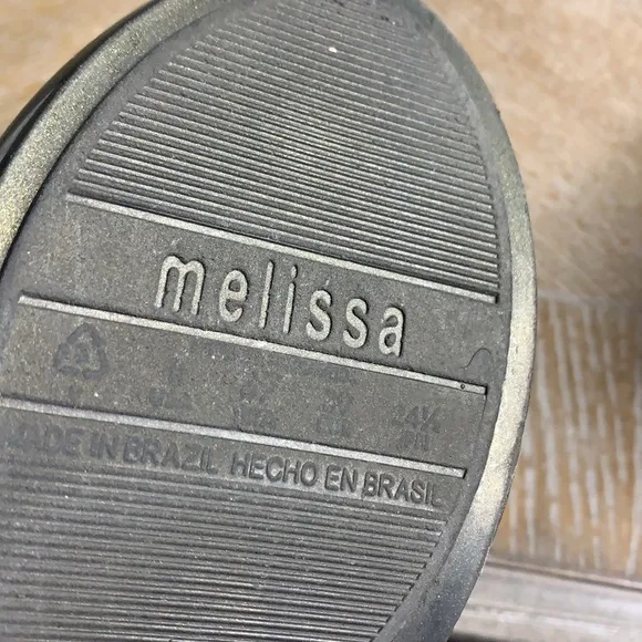 MELISSA X JASON WU Ultragirl Sweet Black Ballerina Flats 8