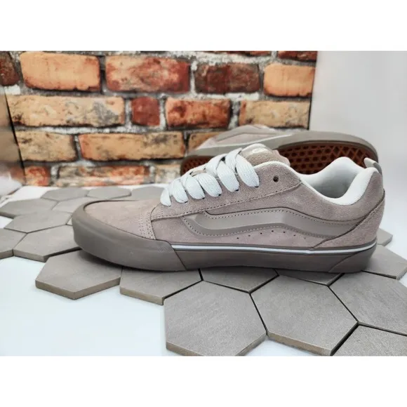 Men Sz 8.5 Vans Knu Skool Utility Mono Shoes Moon Rock Cool Grey Xi Ix