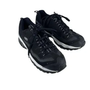Men's 11.5 SKECHERS 6590 Hiking Sneakers Shoes Sport Trail Black Excellent Cond