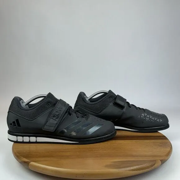 Mens Adidas Powerlift 3.1 Utility Black Weightlifting Sneakers Shoes Size 12.5 D