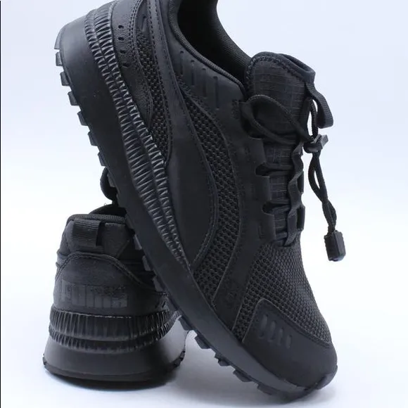 Men's Black Pacer Next Trail Sneakers  Unisex