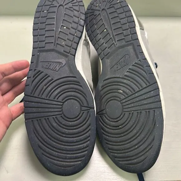 Men's Nike Terminator Low Metallic Silver Sparkle Swoosh Logo Sneakers Size 11.5