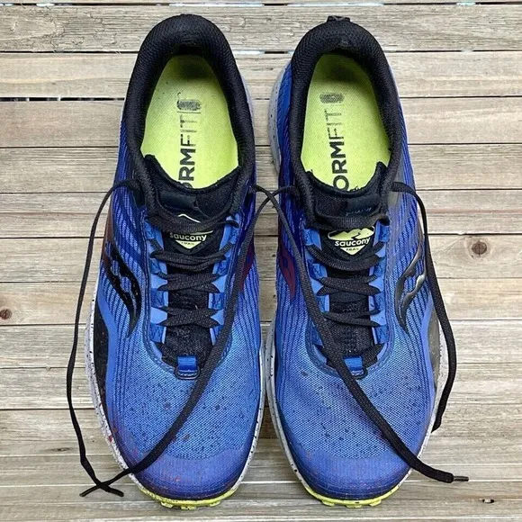 Mens Saucony Raz-Acid Peregrine 12 Blue Athletic Trail Sneakers Shoes Size 10 D‎