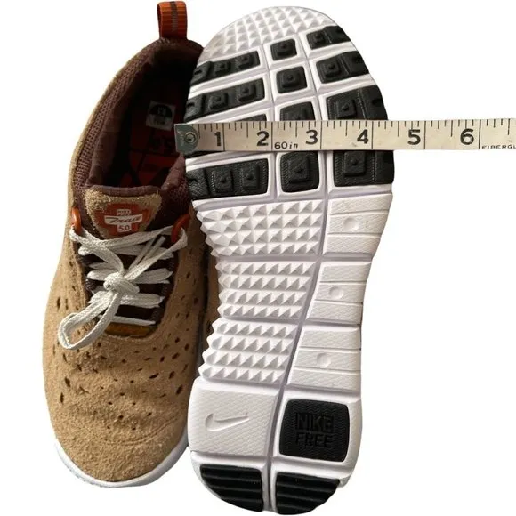 Men’s Sneakers Size 9.5 Nike Free Run Trail Dark Driftwood/Dark Russet CW5814200