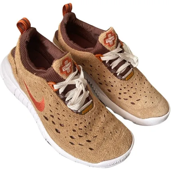 Men’s Sneakers Size 9.5 Nike Free Run Trail Dark Driftwood/Dark Russet CW5814200