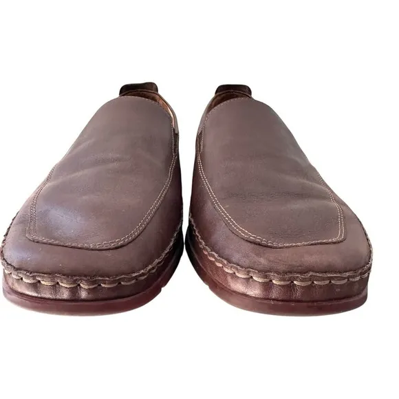 Mephisto Edlef Loafers Men's Sz 12 Brown  Leather Slip-On‎ Casual Driving Shoes