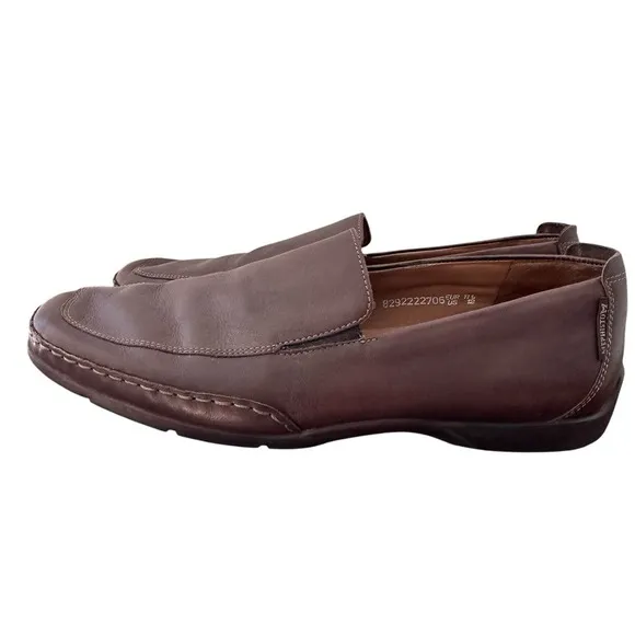 Mephisto Edlef Loafers Men's Sz 12 Brown  Leather Slip-On‎ Casual Driving Shoes