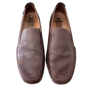 Mephisto Edlef Loafers Men's Sz 12 Brown  Leather Slip-On‎ Casual Driving Shoes