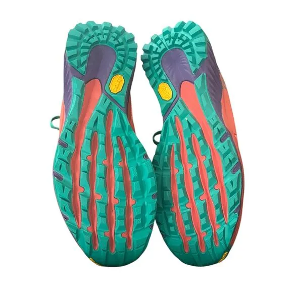 Merrell Agility Peak Flex 3 Trail Shoes J066184 Orange Women Sz 10 Sneakers GUC