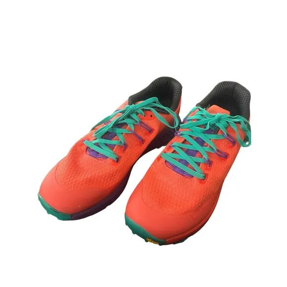Merrell Agility Peak Flex 3 Trail Shoes J066184 Orange Women Sz 10 Sneakers GUC