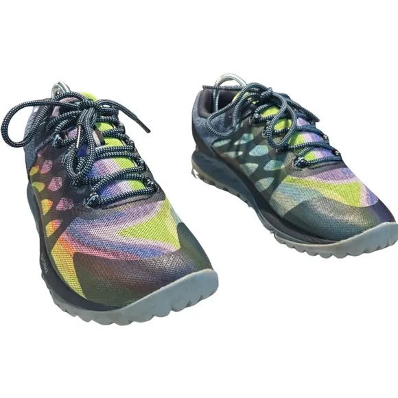 MERRELL ANTORA 2 J135430 Lace-up Q FORM 2  TRAIL RUNNING SNEAKERS Rainbow Sz 7