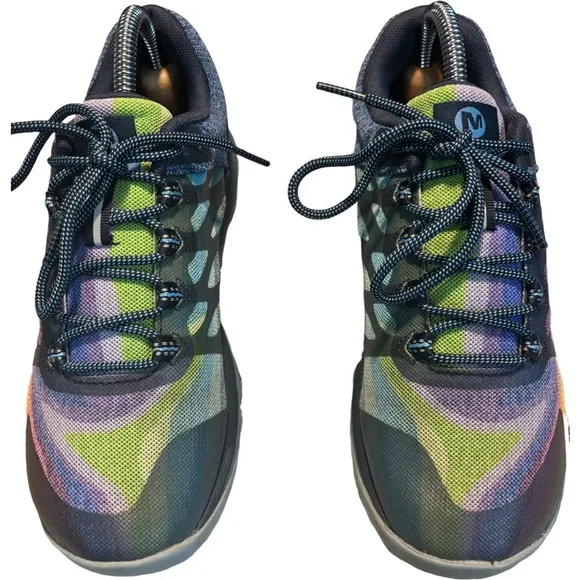 MERRELL ANTORA 2 J135430 Lace-up Q FORM 2  TRAIL RUNNING SNEAKERS Rainbow Sz 7