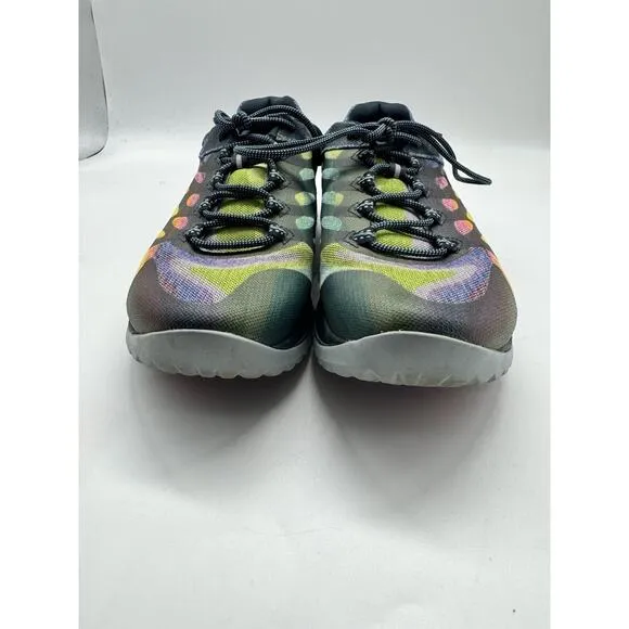 Merrell Antora 2 Rainbow Womens Sz 10 Wide Hiking Trail Sneakers Vibram Lace Up