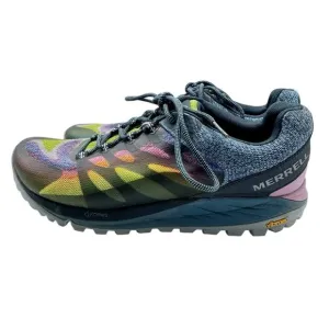 Merrell Antora 2 Rainbow Womens Sz 10 Wide Hiking Trail Sneakers Vibram Lace Up