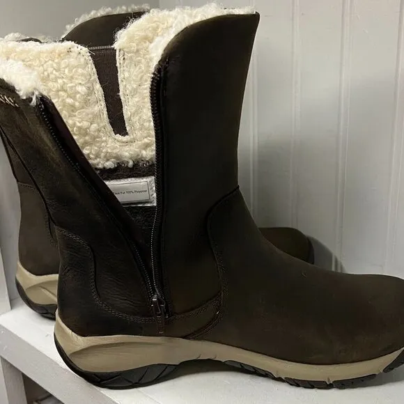 Merrell Encore 4 Tall Zip Polar Boots , Waterproof, Insulated, Leather Size 10