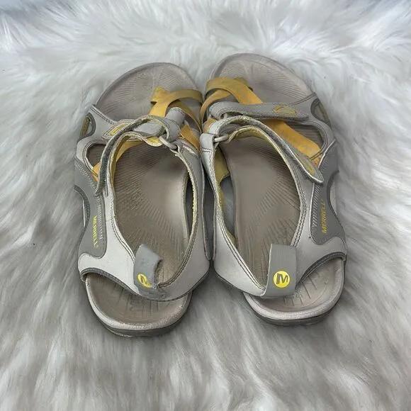 Merrell Halide Wrap Silver Lining Sandals Sz 7