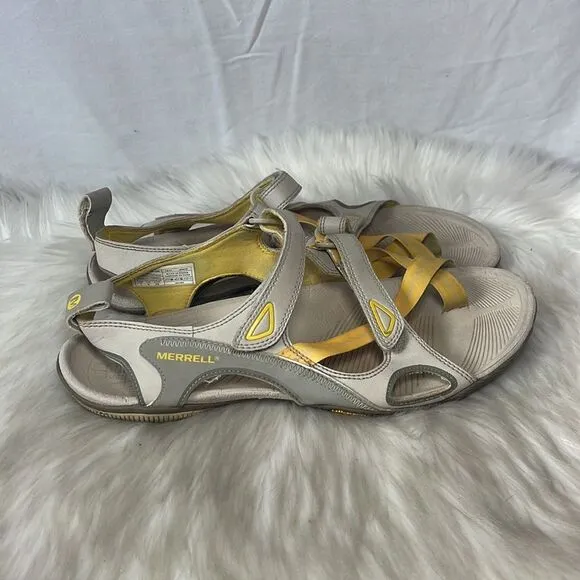 Merrell Halide Wrap Silver Lining Sandals Sz 7