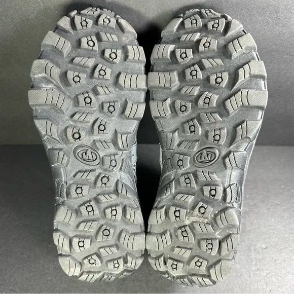 Merrell Moab 2 Trail Shoes Kids Sz 2.5 M Gray Teal Low Hiking Sneakers MK162261