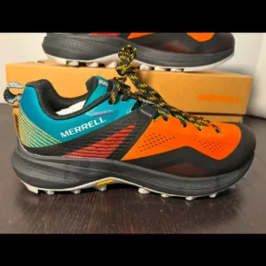 Merrell MQM 3 Trail Running Shoes/Sneakers Tangerine Teal/Orange Multi Size 6.5