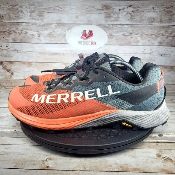 Merrell MTL Men's Size 11.5 Long Sky 2 Tangerine Mesh Trail Running Shoes