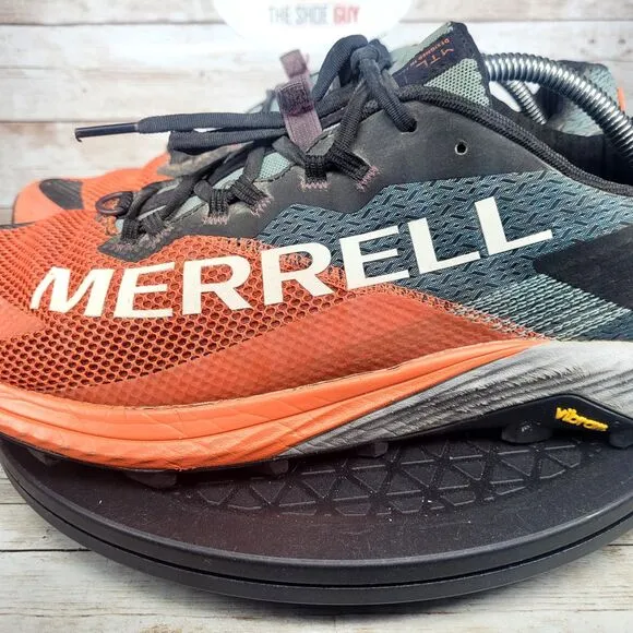 Merrell MTL Men's Size 11.5 Long Sky 2 Tangerine Mesh Trail Running Shoes