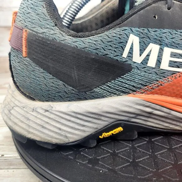 Merrell MTL Men's Size 11.5 Long Sky 2 Tangerine Mesh Trail Running Shoes