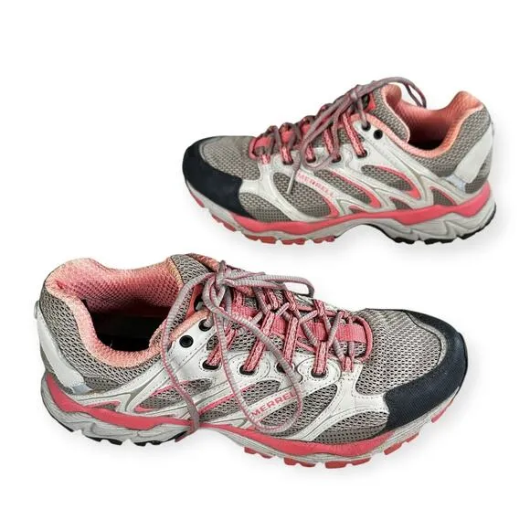 Merrell NTR Seismic Trail Running Shoes Silver Lining Porcelain Rose Women 8.5