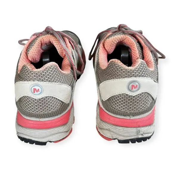 Merrell NTR Seismic Trail Running Shoes Silver Lining Porcelain Rose Women 8.5