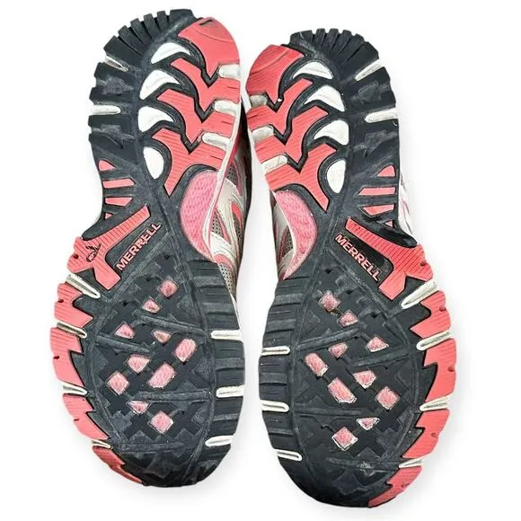 Merrell NTR Seismic Trail Running Shoes Silver Lining Porcelain Rose Women 8.5