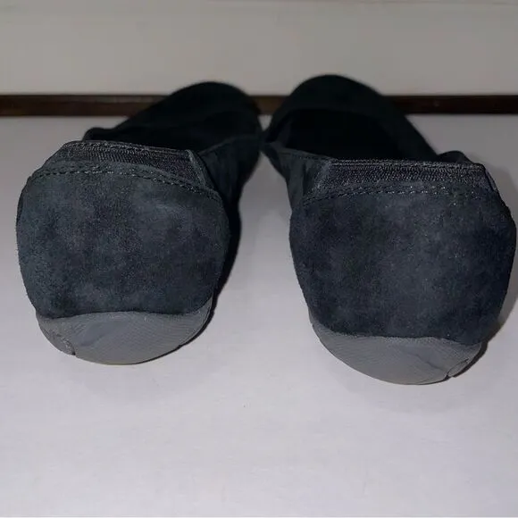 Merrell Select Fresh Black Suede Ballet Flats Round Toe Women's Size 8.5