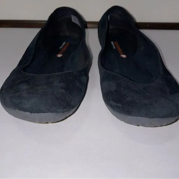 Merrell Select Fresh Black Suede Ballet Flats Round Toe Women's Size 8.5