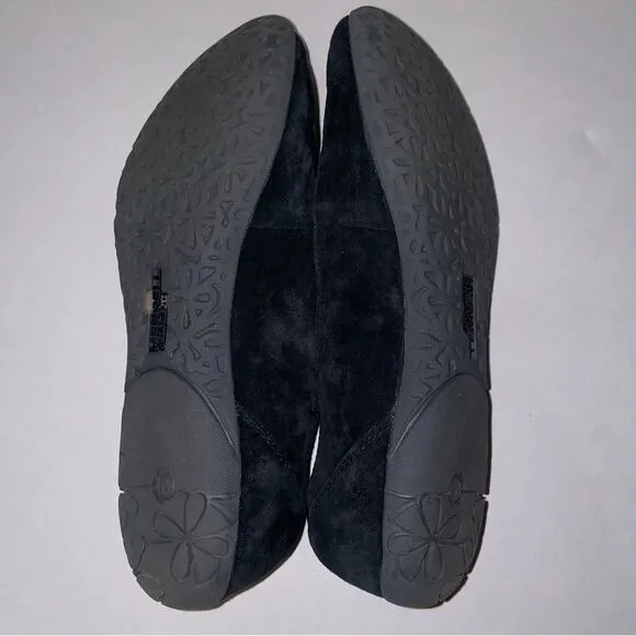 Merrell Select Fresh Black Suede Ballet Flats Round Toe Women's Size 8.5