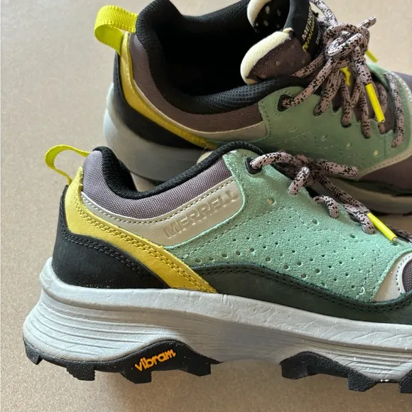 Merrell Speed Solo Hiking Trainers Green Gray
