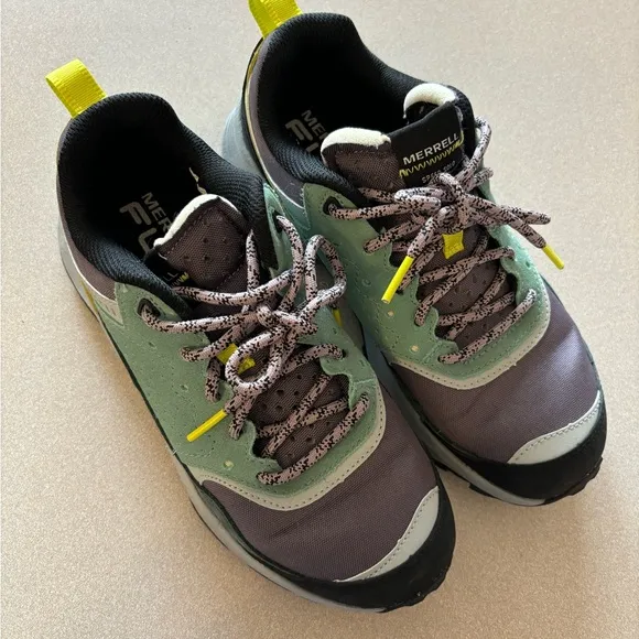 Merrell Speed Solo Hiking Trainers Green Gray
