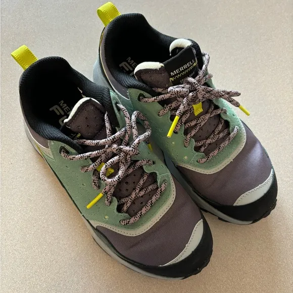 Merrell Speed Solo Hiking Trainers Green Gray