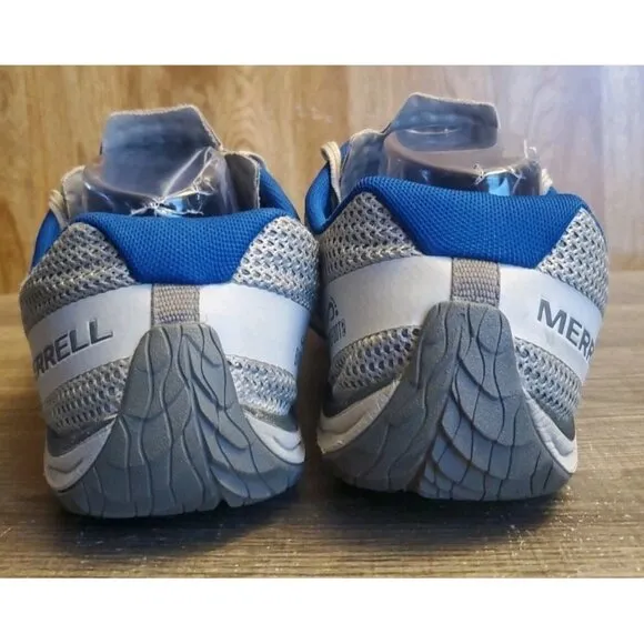 Merrell Trail Glove 5 Barefoot Running Sneakers Mens Size 11 Gray Blue