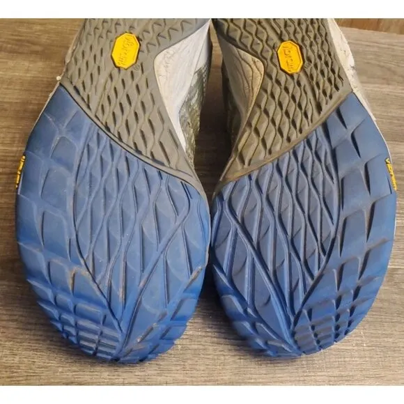 Merrell Trail Glove 5 Barefoot Running Sneakers Mens Size 11 Gray Blue