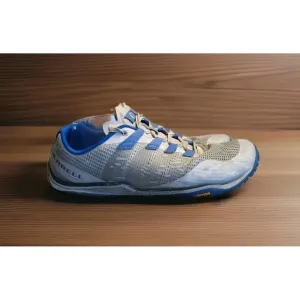 Merrell Trail Glove 5 Barefoot Running Sneakers Mens Size 11 Gray Blue