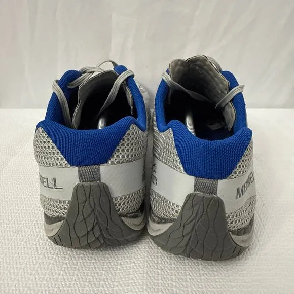 Merrell Trail Glove 5 Barefoot Shoes Mens 13 Vibram Running Sneakers Gray Blue