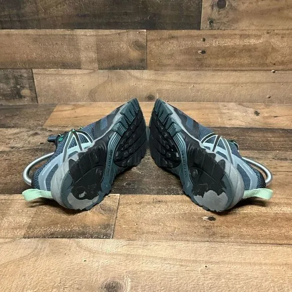 Merrell Women’s Size 6.5 Flex Connect Hiking Shoes Blue Gore Tex Trail Sneakers
