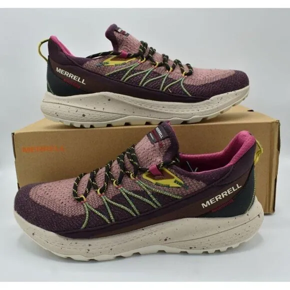 Merrell Womens Size 10.5 Bravada 2 Burgundy Hiking Trail Sneakers Shoes
