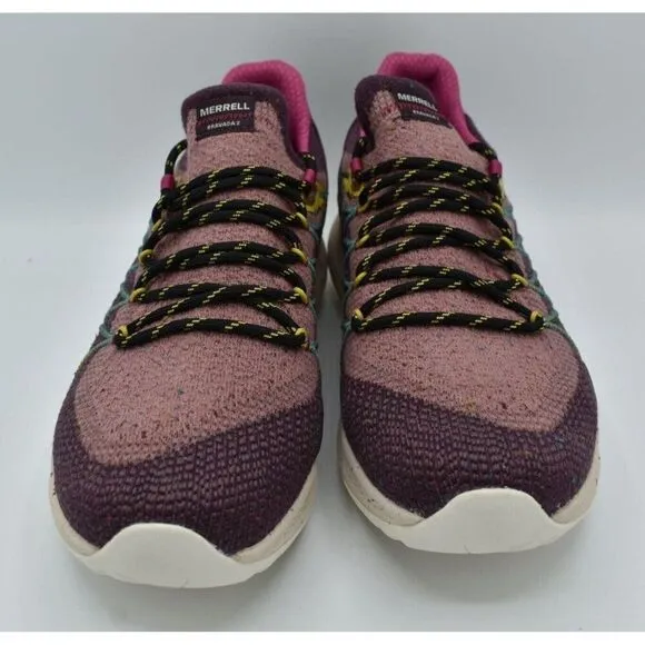 Merrell Womens Size 10.5 Bravada 2 Burgundy Hiking Trail Sneakers Shoes