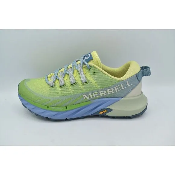 Merrell Womens Size 7.5 Agility Peak 4 Pomelo Trail Running Sneakers Shoes