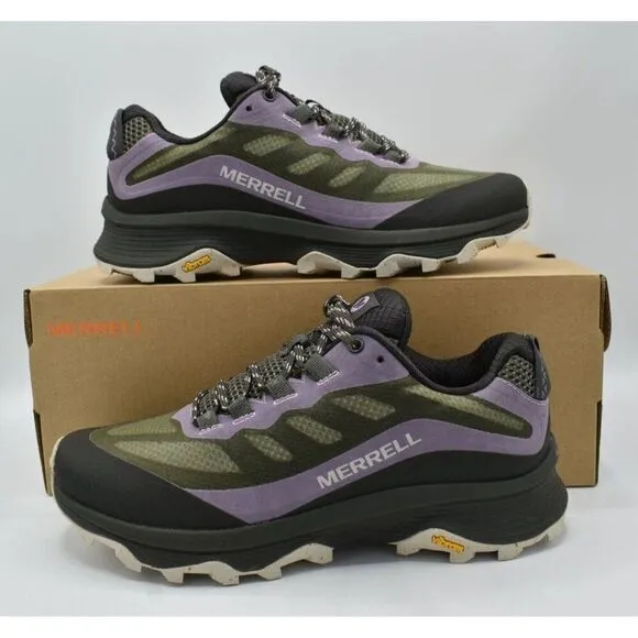 Merrell Womens Size 7.5 MOAB Speed Lichen Trail Hiking Sneakers Shoes