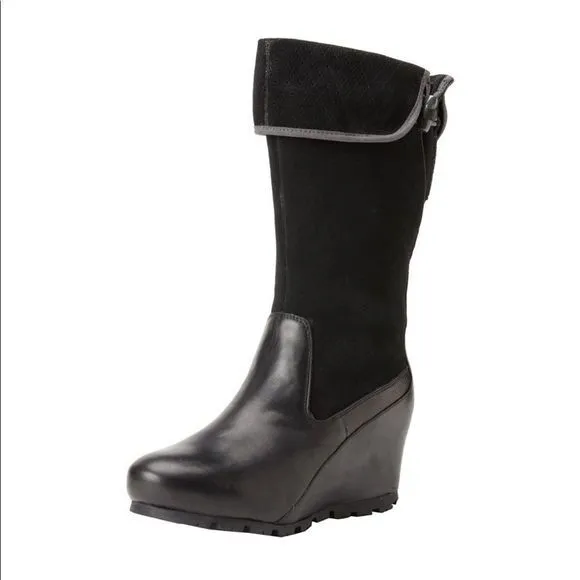 Merrell Wedgetarian Lyla Boots Black