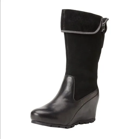 Merrell Wedgetarian Lyla Boots Black